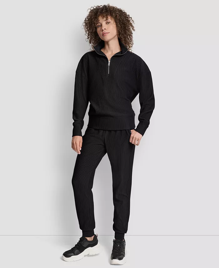 Women's Tech Ottoman Half-Zip Mock Neck Sweatshirt - thumbnail 3