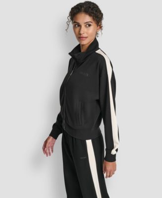 Women's Full Zip Mock Neck Track Jacket