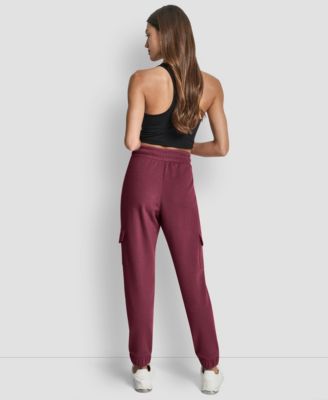 Women's Studded-Logo Cargo Joggers