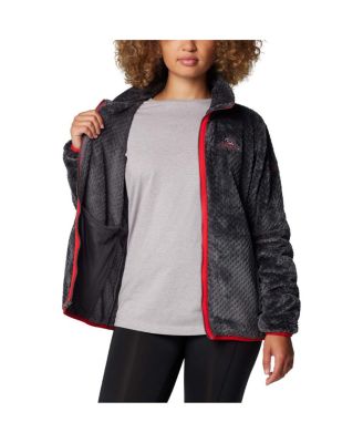 Women's Black Georgia Bulldogs Fireside II Sherpa Full-Zip Jacket