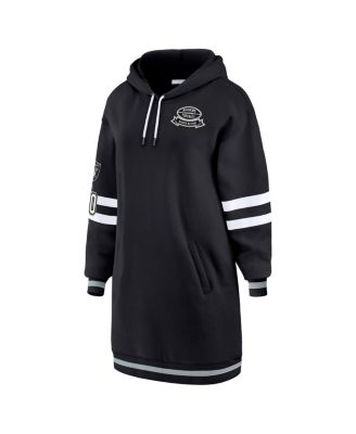 Women's Black Las Vegas Raiders Hoodie Dress