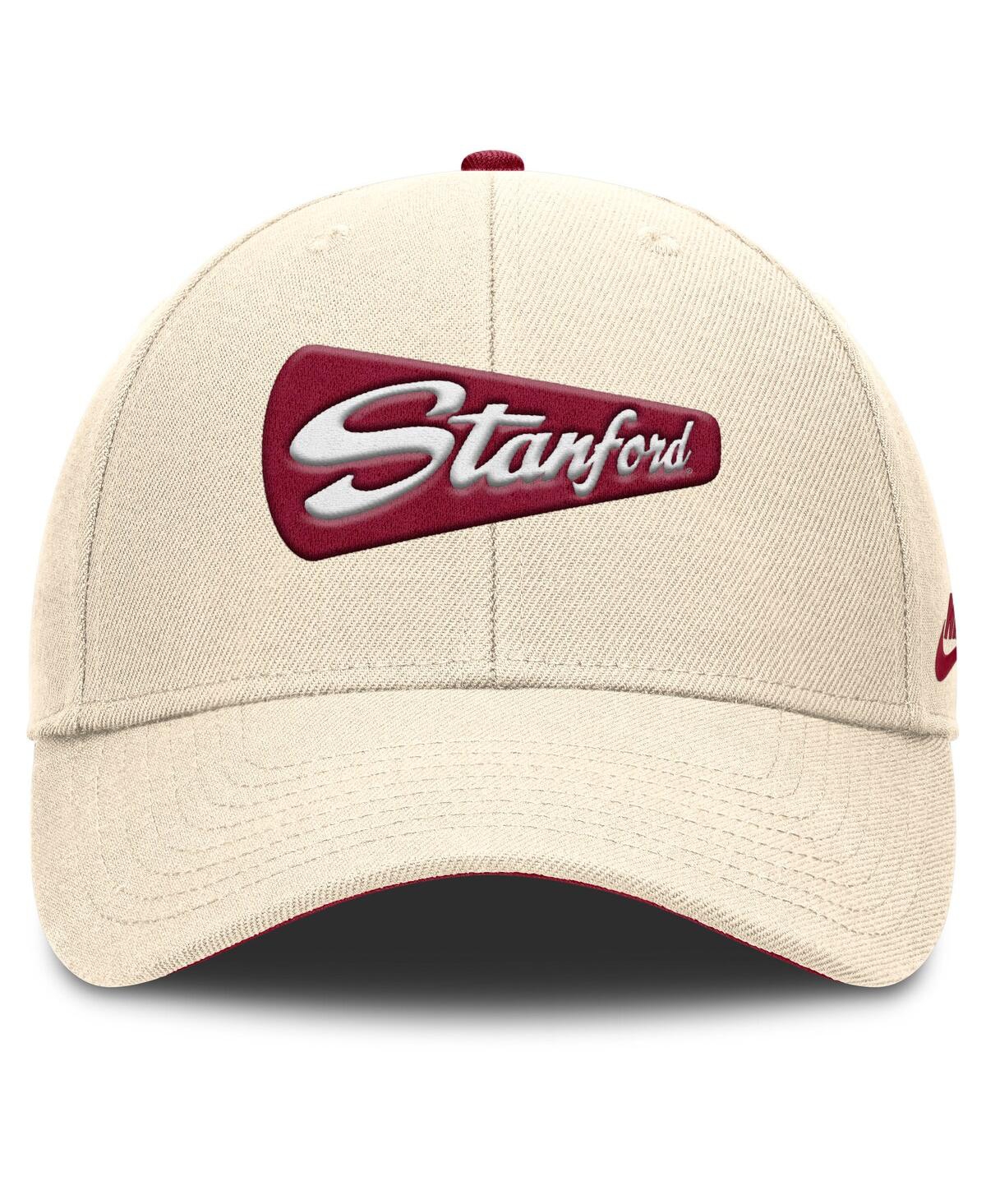 Nike Men's Natural Stanford Cardinal Rise Legacy Adjustable Hat In Neutral
