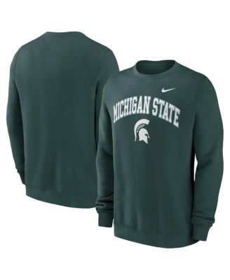 Nike - Men's Green Michigan State Spartans Arch Pullover Sweatshirt
