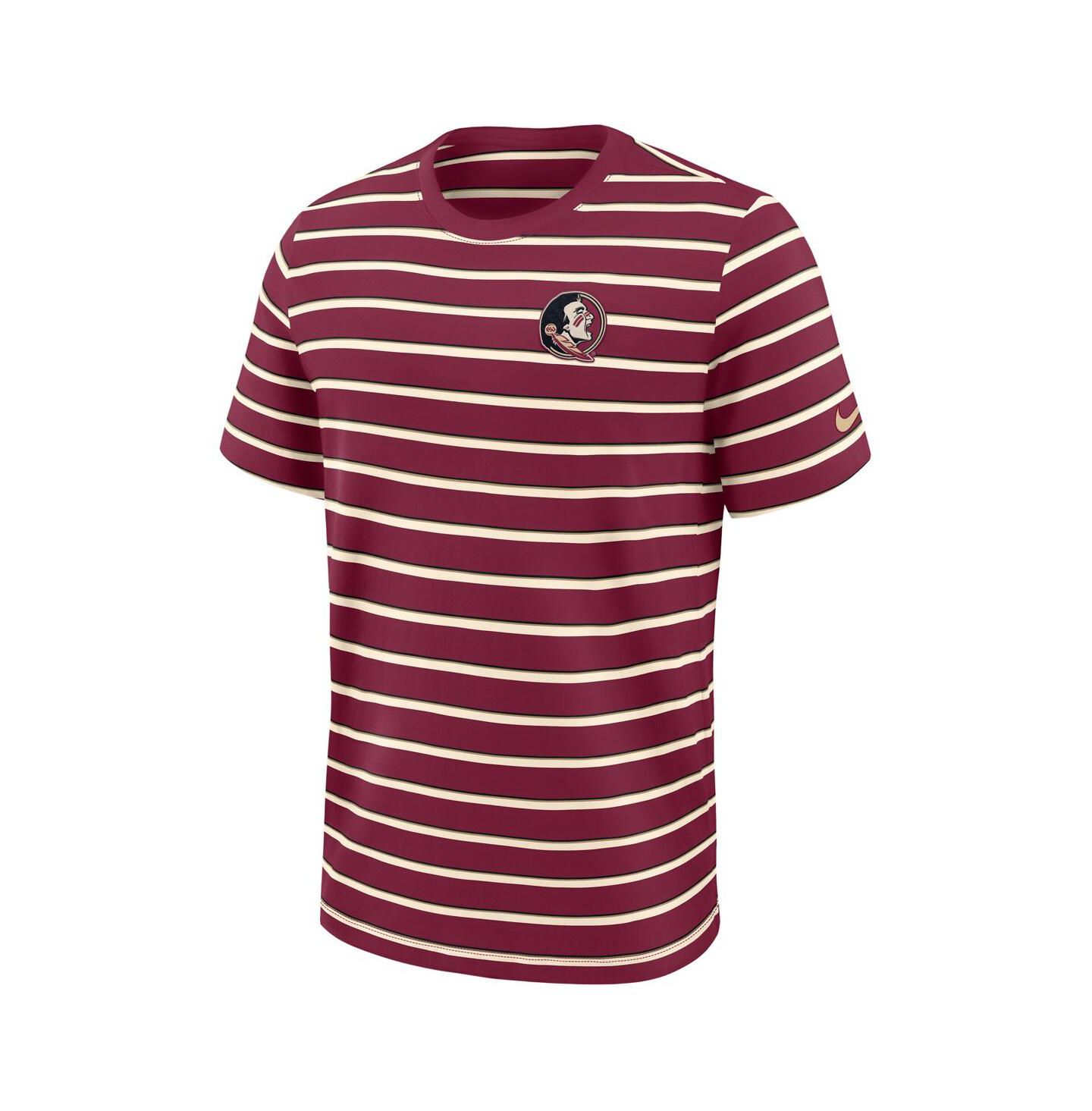 Мужская футболка Nike Garnet Florida State Seminoles Athletic Prep Legacy Summit Stripe — фото 4