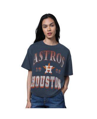 Starter - Wo Men's&nbsp; Heather Navy Houston Astros Oversized Hall of Fame T-Shirt