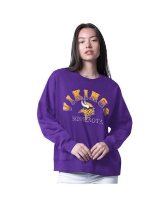 G-III 4Her by Carl Banks - Women's Purple Minnesota Vikings Oversized Feud Sweatshirt