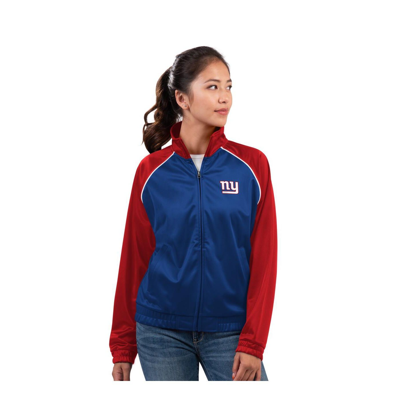 Женская куртка G-III 4Her by Carl Banks Royal New York Giants Replay Full-Zip Track Jacket — фото 1