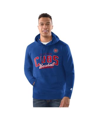Starter - Men's&nbsp; Royal Chicago Cubs Classic Pullover Hoodie