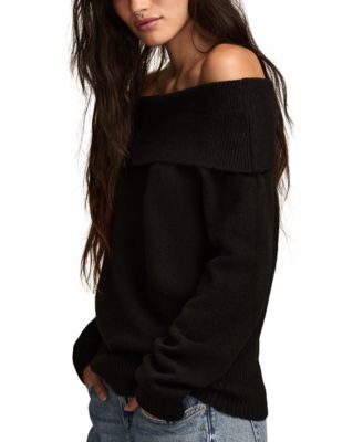 Women's Cloud Off The Shoulder Pull On Sweater
