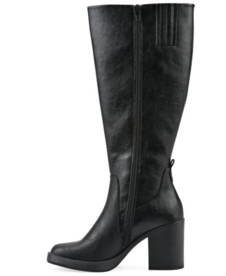 Women's Mackle Tall Wide Calf Block Heel Boots