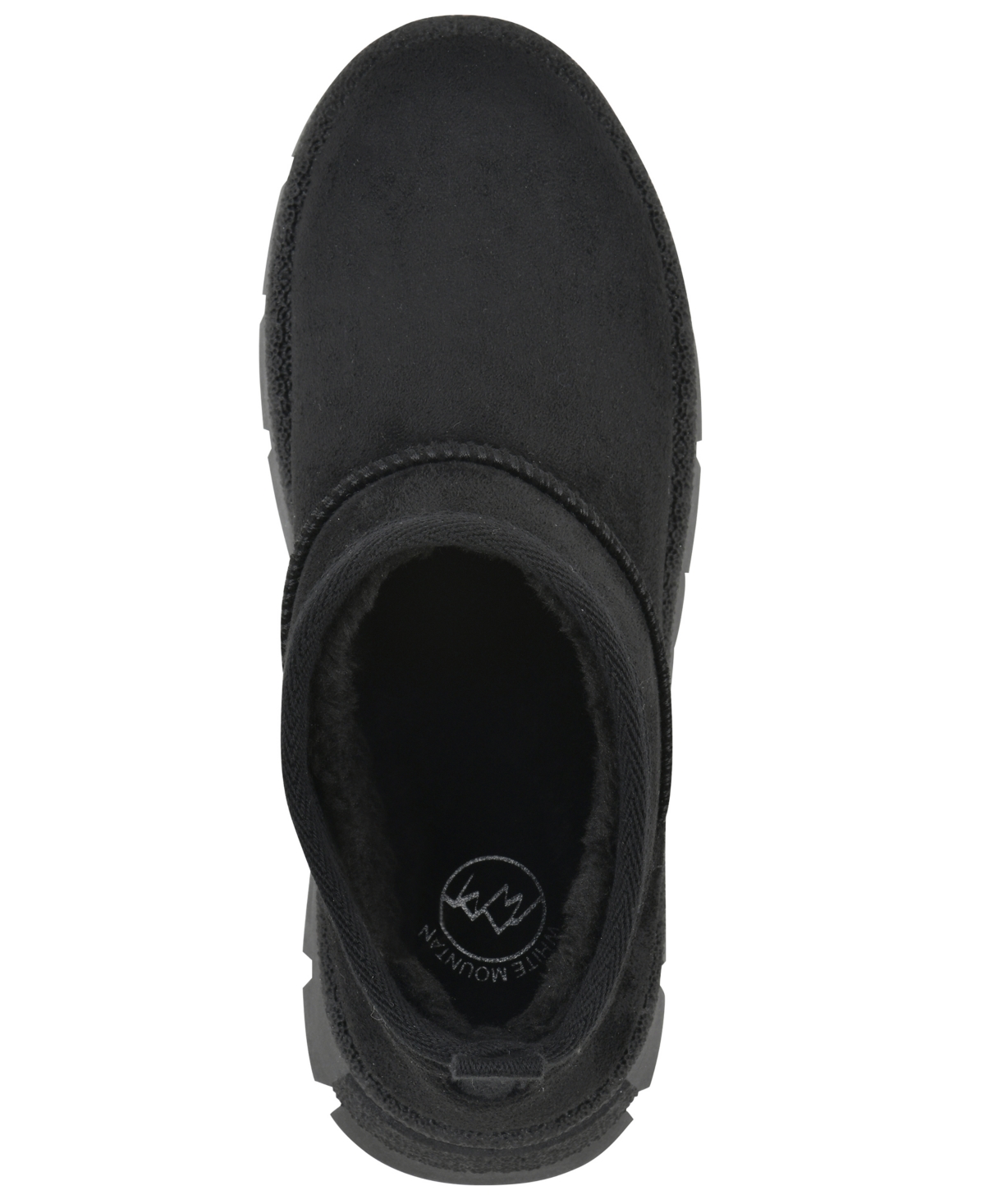 White Mountain Women's Toree Faux Fur Booties In Black