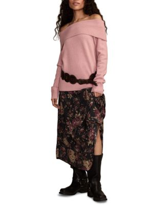 Women's Cloud Off The Shoulder Pull On Sweater