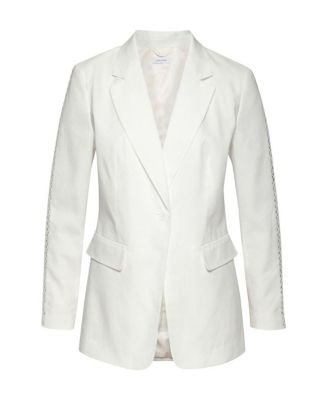 Women's Crochet Detail Blazer