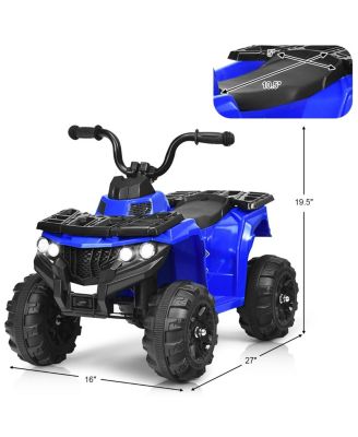 Kids Ride On Car 6V Battery Powered ATV w/4 Anti-skid Wheels Music Player