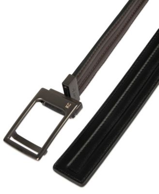 Men's Reversible Compression Plaque Locking Buckle Belt