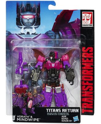 Mindwipe and Vorath Deluxe Class  | Transformers Generations Titans Return