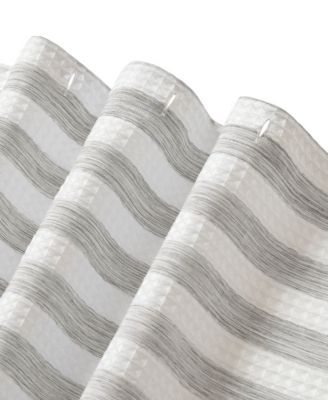 Ariana Ombre Waffle Shower Curtain, 72" x 72"