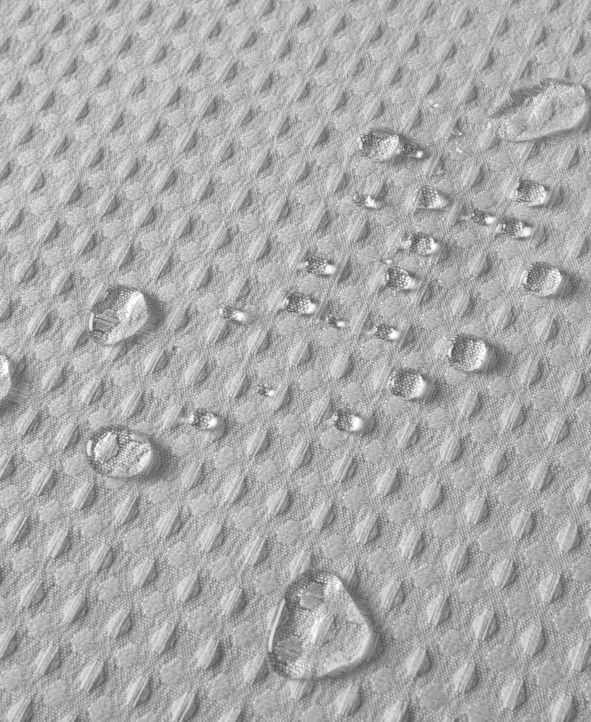 Madison Park Arbor Waffle Shower Curtain, 72" X 72" In Gray