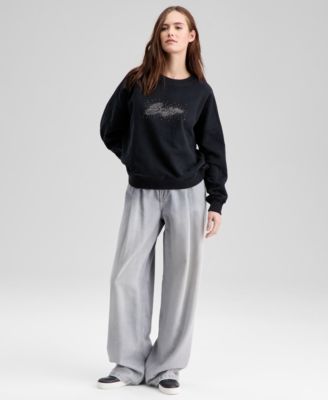 Women's Studded Logo Sweatshirt