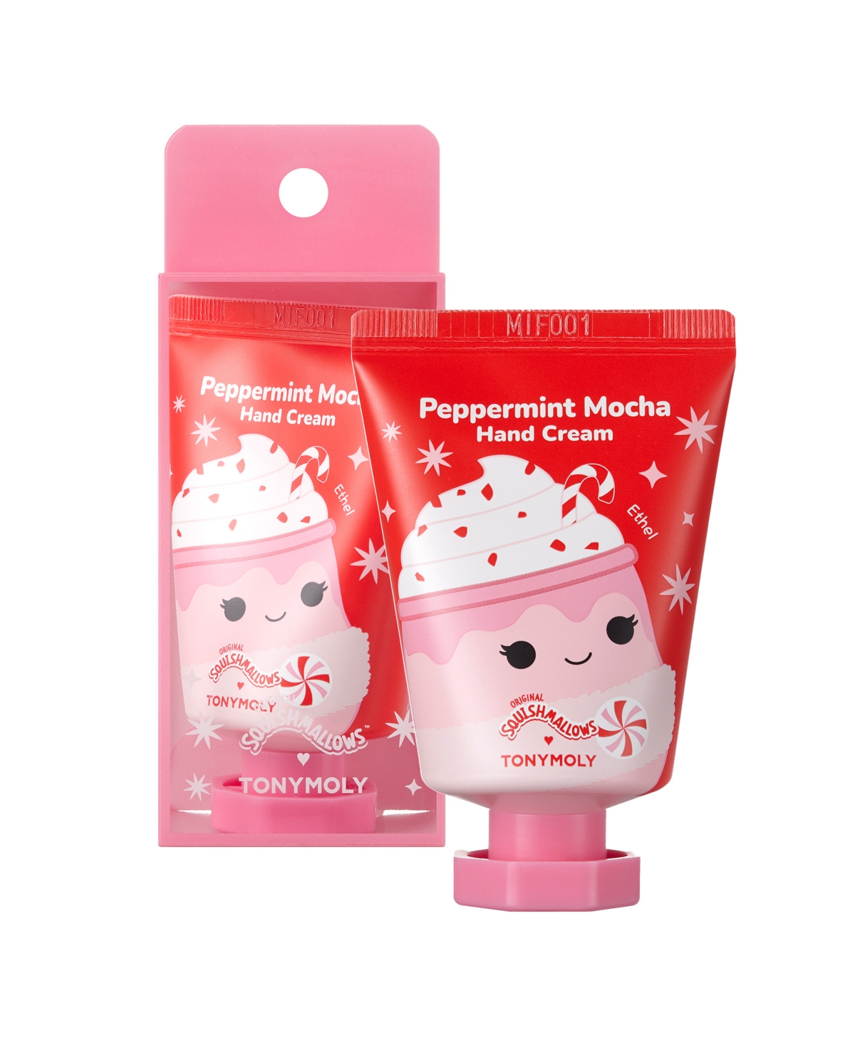 Tonymoly X Squishmallow Ethel Peppermint Mocha Hand Cream, 1.01 Oz. In Transparent
