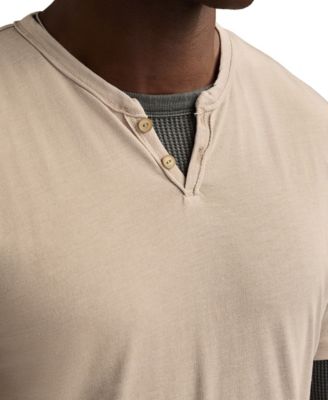 Men's Venice Burnout Notch Short-Sleeve T-Shirt