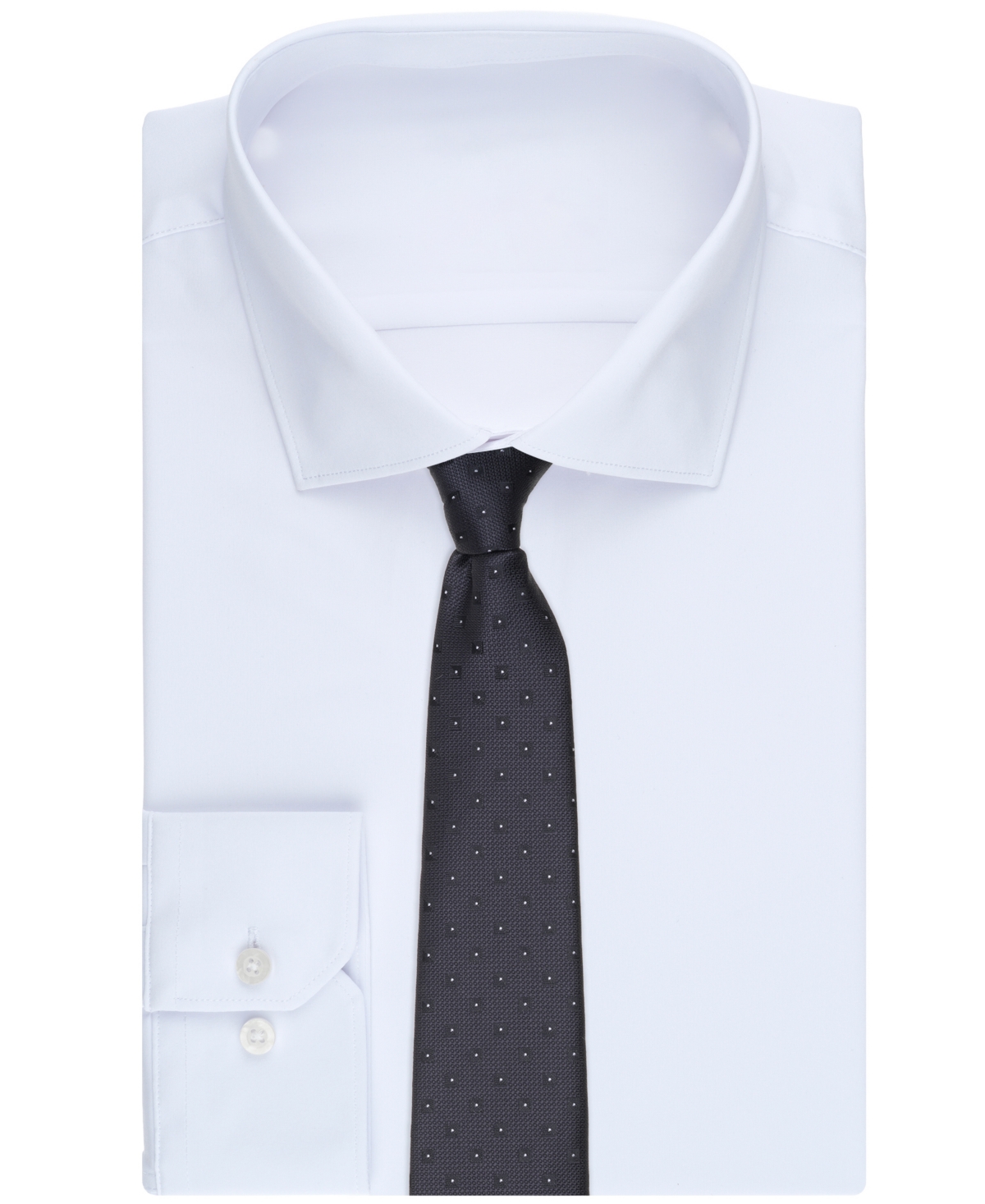 Perry Ellis Portfolio Men's Frewer Neat Pattern Classic Fit Tie In Blue