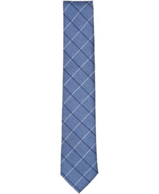 Men's Preston Grid Tie, Created for Macy's