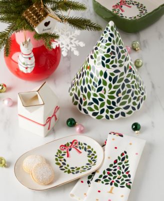 Kate Spade Be Jolly Milk Cookie Plate