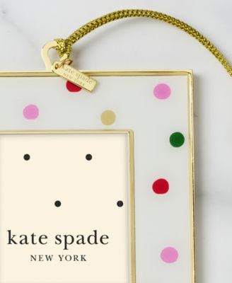 Kate Spade Be Jolly Mini Frame Ornament, Dot