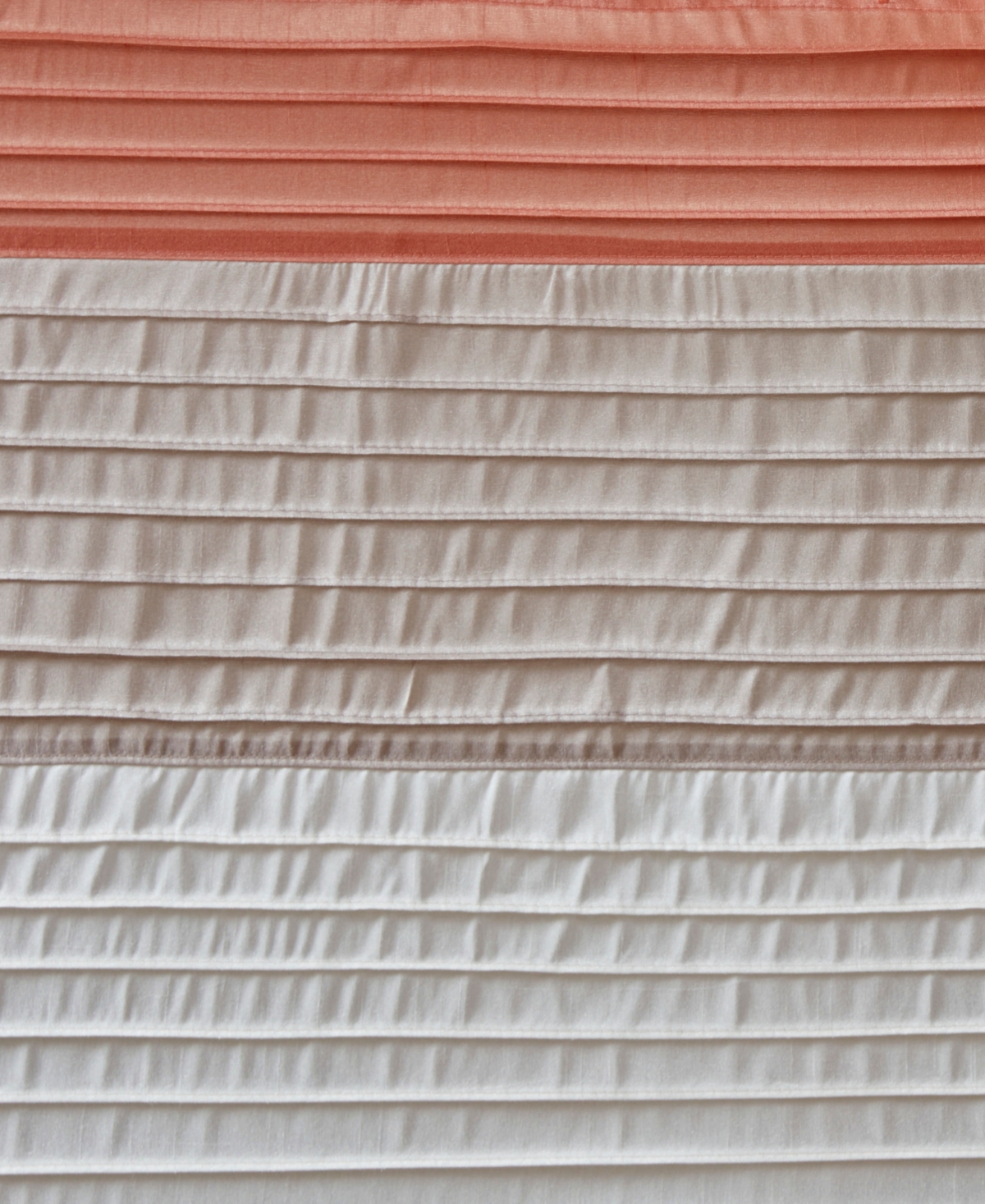 Madison Park Amherst Faux Silk Shower Curtain, 72" X 84" In Orange