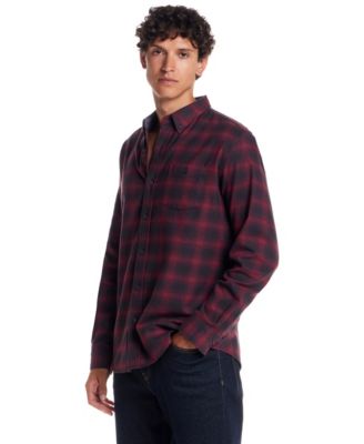 Men's Button Front Flannel Shirt
