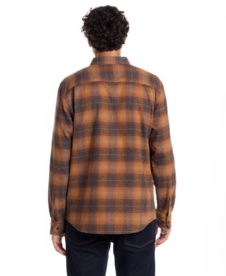 Men's Button Front Flannel Shirt