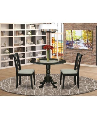 Upholstered Slatted Back Dining Room Set