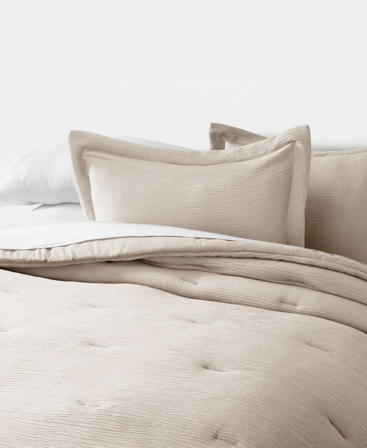 Ienjoy Home Cloud Weave Gauze 3-pc. Comforter Set, King/ California King In Brown