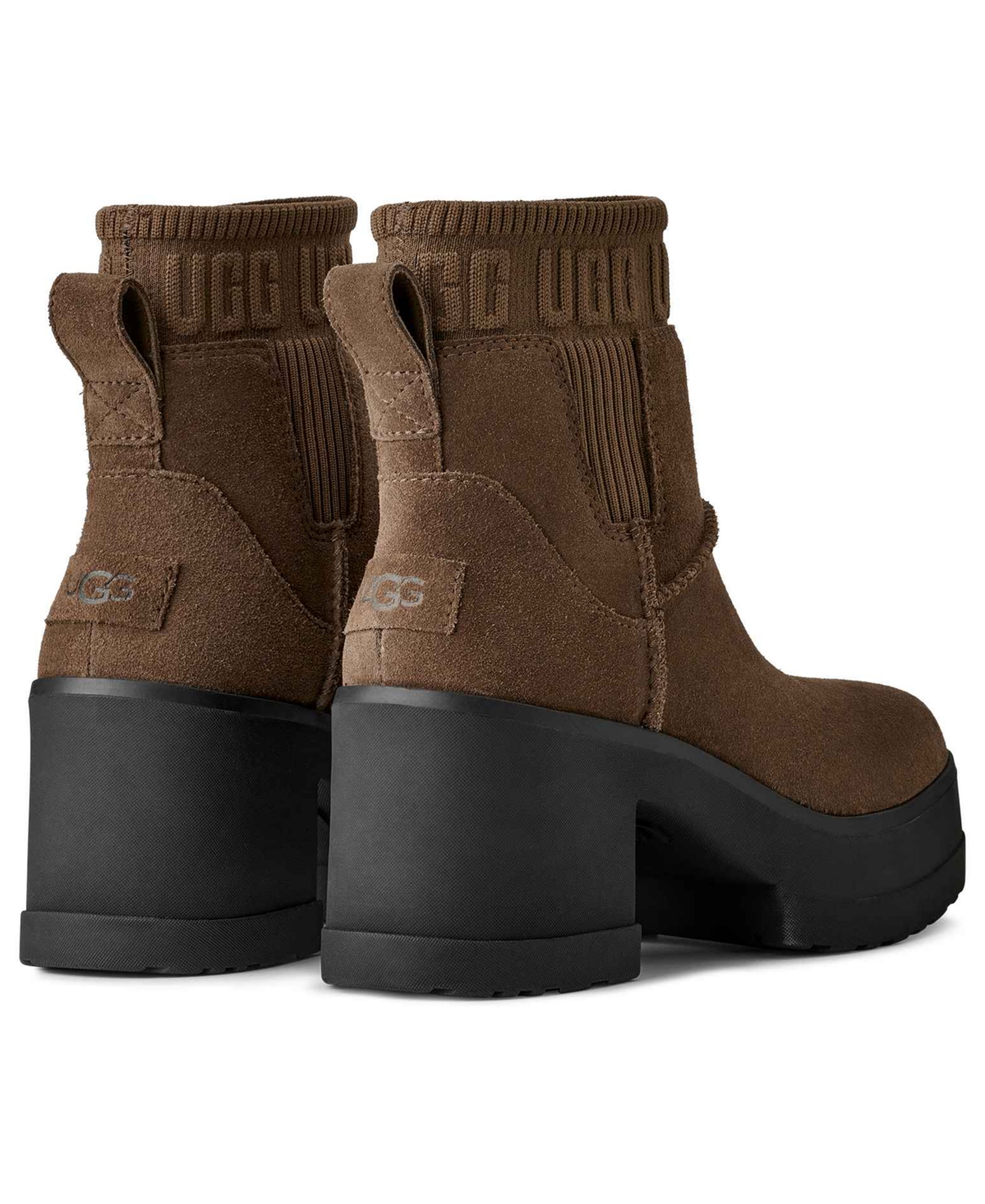 Ugg Women's Moxy Block Heel Chelsea Boots In Brown