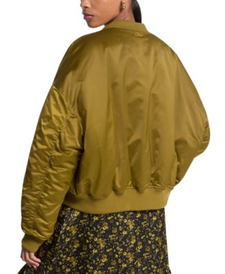 Women's Zip Front Filled Bomber Jacket