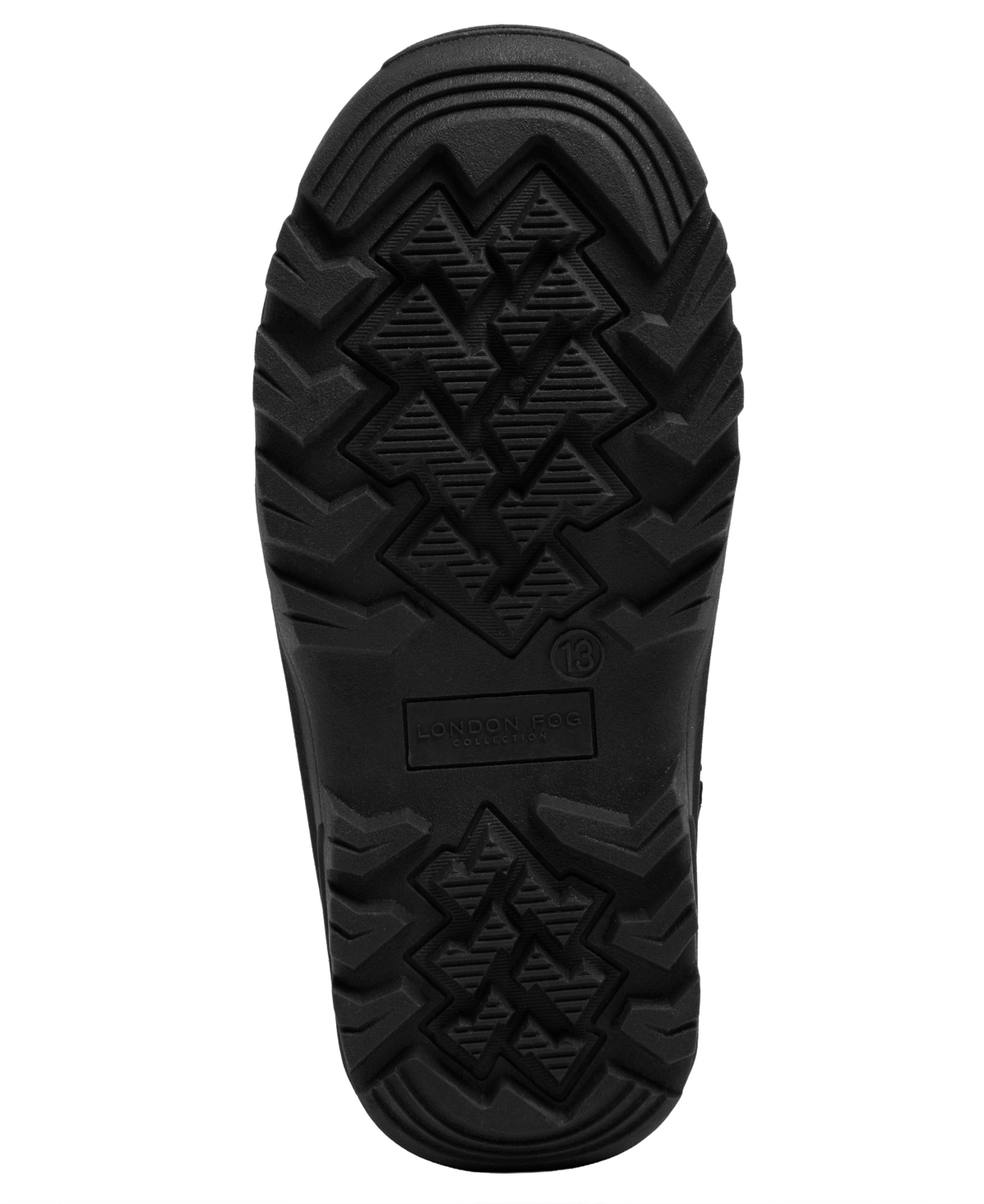London Fog Little & Big Boys 1-5 Kenji Cold Weather Lace-up Boots In Black