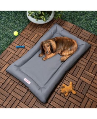 Archie Traditional Oxford Waterproof Indoor/Outdoor Hand-Washable Memory Foam Camping Pet Bed
