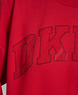 Women's Exploded Rhinestone Varsity Logo Sweatshirt