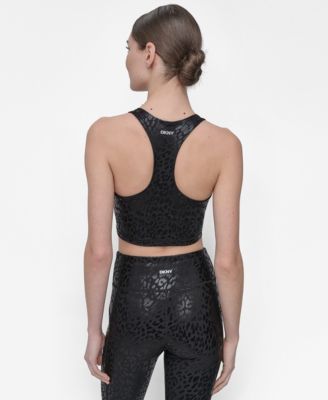 Women's Printed Long Racerback Sports Top