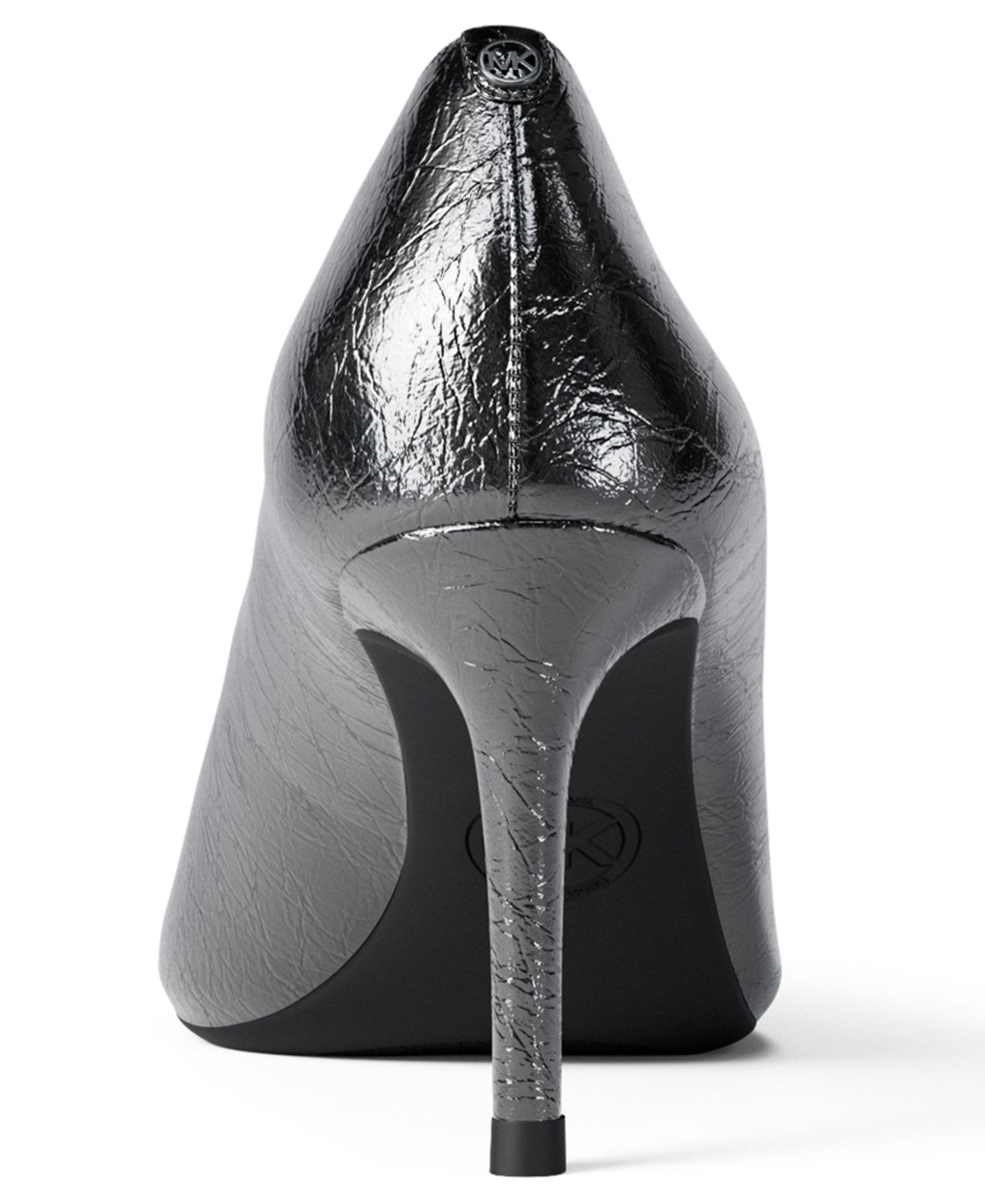 Женские туфли Michael Kors Alina Flex Pointed Toe Pumps, цвет: Графитовый кожаный — фото 3