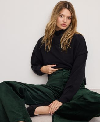 Women's Velvet Good Waist High Rise Palazzo Jeans, Regular & Plus Size