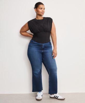 Women's Soft Tech Good Standard Kick Flare Jeans, Regular & Plus Size