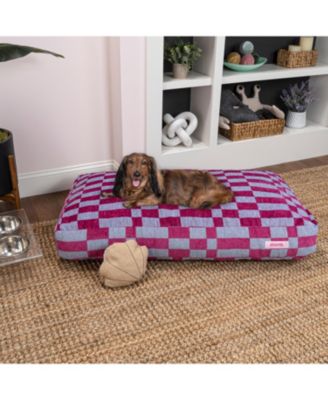 MabelDesigner Modern Ultra Soft Reversible Plush Rectangular Pet Bed with Washable Cover