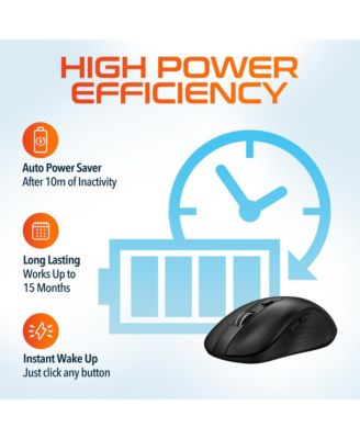 S8 Optical Wireless Mouse, 6 Buttons, 3 DPI Levels (DMS8-WB)