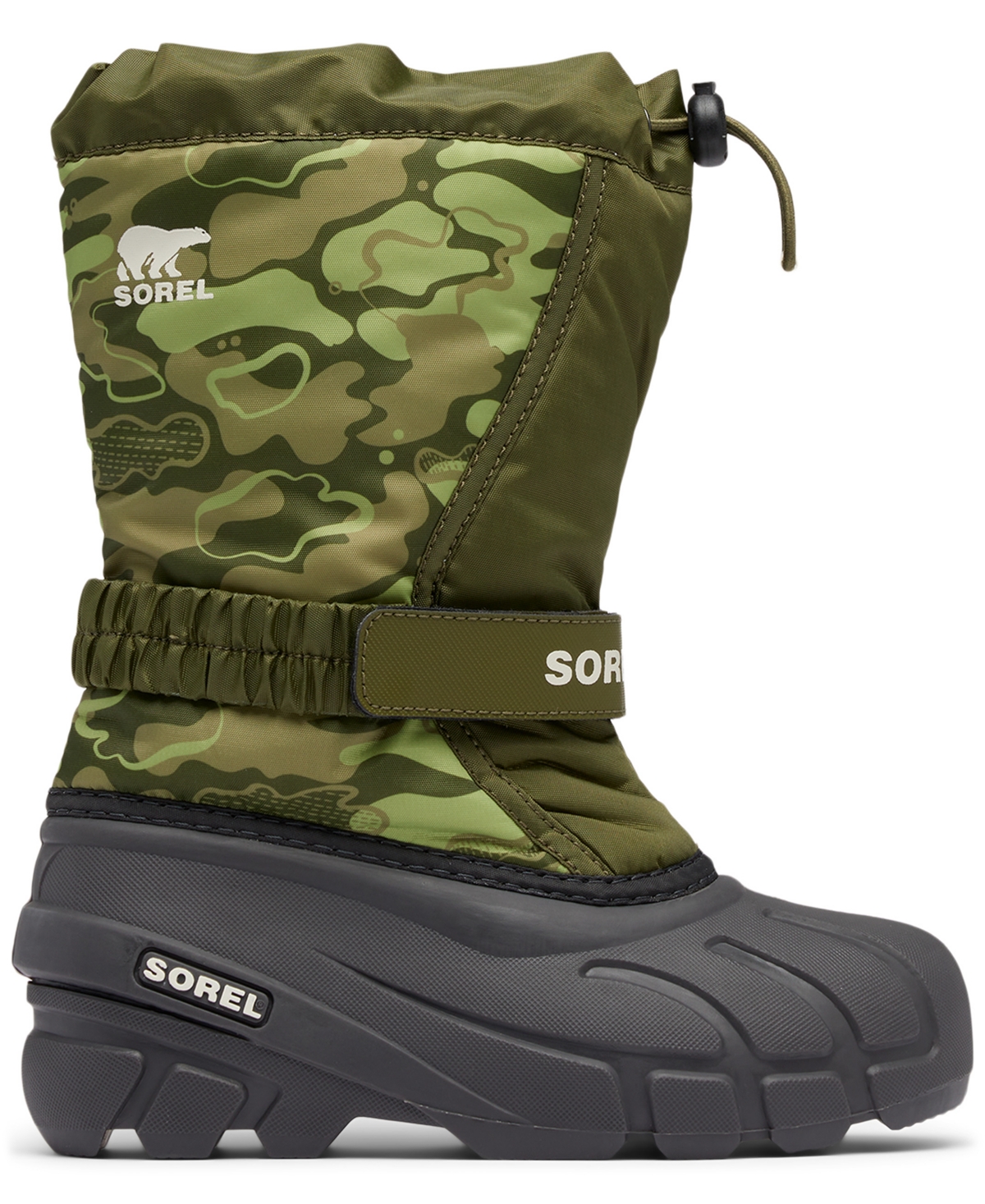 Sorel Youth Flurry Print Boots In Multi