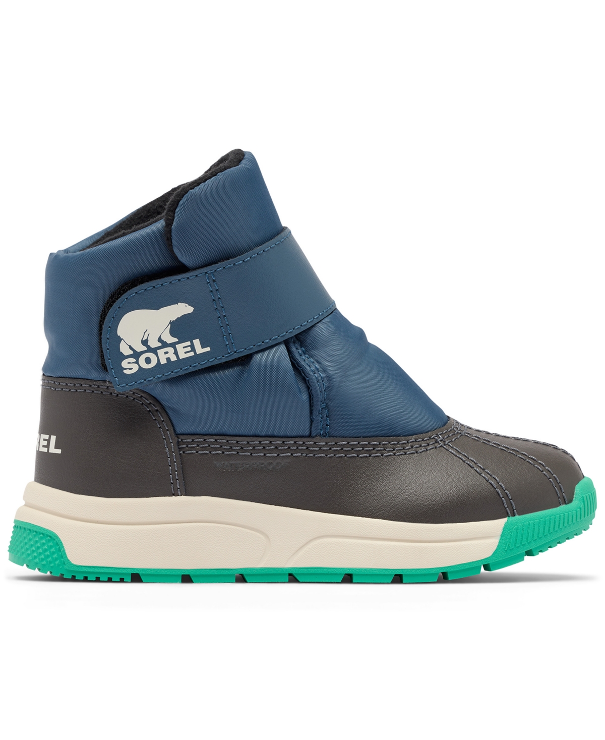 Sorel Toddler Whitney Iii Strap Mid Winter Waterproof Boots In Blue