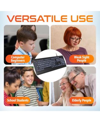 KB20 Big Button Computer Keyboard and Mouse Combo