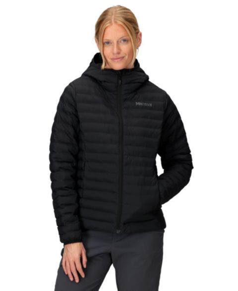 Женские худи Marmot Echo Featherless Hoody, цвет: Чёрный