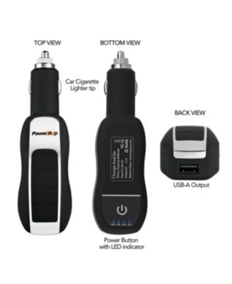 2-in-1 USB Car Adapter & 3,000 mAh Power Bank